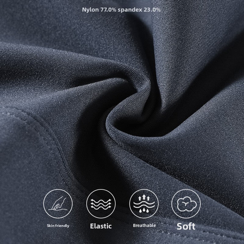 Breathable stretch fabric detail for cycling shaping shorts with soft elastic support